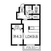 アヴニールM B棟の間取り画像