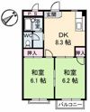 ドミール土井 B棟の間取り画像