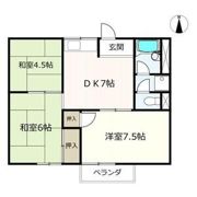 力川ハイツ A棟の間取り画像