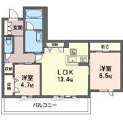 トラストメゾン花長の間取り画像
