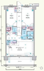 GENOVIA隅田川east skygardenの間取り画像