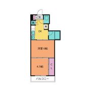 アルデール南鍛冶町の間取り画像