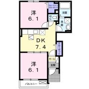 ルミエール Bの間取り画像