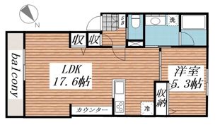 ルクス津田沼の間取り画像
