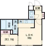 アンダーズ苫小牧駅前の間取り画像
