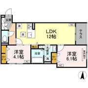 セレスティア柴又Ⅴの間取り画像