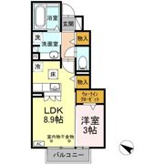 フローラⅡ 三園の間取り画像