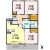 コージーコートの間取り画像