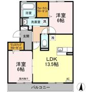 カルチェ Asukaの間取り画像