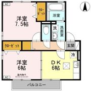 リビングタウン古川西 A棟の間取り画像