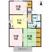 サニーハウスさとう B棟の間取り画像