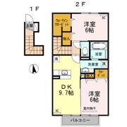 シェルト下川東の間取り画像