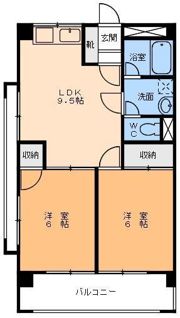 共和マンションの間取り画像