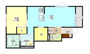 スマイシアAPARTMENT茂福町の間取り画像
