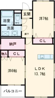 エフォールの間取り画像