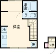 BELL CUBE尾長東の間取り画像