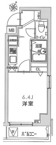 アクアリガーレ西日暮里ウエストの間取り画像