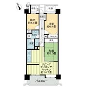 ライオンズガーデン泉中央の間取り画像