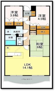 LAND HOMESの間取り画像