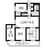 ユニーブル原央の間取り画像