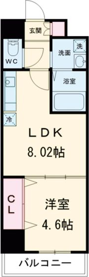 T・Kビル西大寺 NORTHの間取り画像