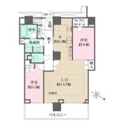 ザ・ヨコハマタワーズ タワーウエストの間取り画像