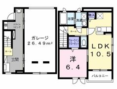 ベルシェールⅡの間取り画像