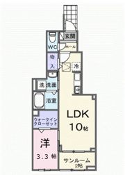 ヒカルサ清水本町の間取り画像