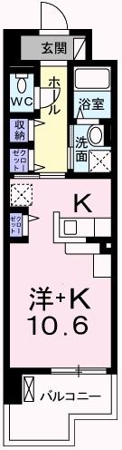 クレール姫路Ⅱの間取り画像