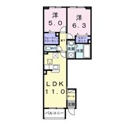 プラシードⅡの間取り画像