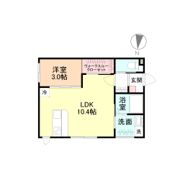 Mont blanc四ツ葉町の間取り画像