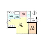 El vita 四ツ葉町の間取り画像