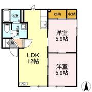 メゾンクレールの間取り画像