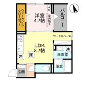 TORISIAS 東城南 B Bの間取り画像