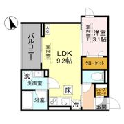 TORISIAS 東城南 B Bの間取り画像
