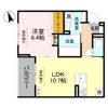 TORISIAS 東城南 B Bの間取り画像