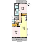 エーデルハイム峯岸の間取り画像