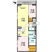 (仮称)八潮南部西62街区PJ Bの間取り画像
