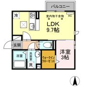 キャトルセゾン桜館の間取り画像