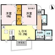 コートビレジ屋島Ⅱ B棟の間取り画像