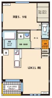 ハイムスクエア石巻双葉三番館の間取り画像