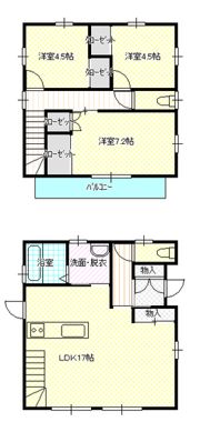 布橋3丁目の間取り画像