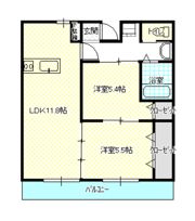 フォレスト住吉Aの間取り画像