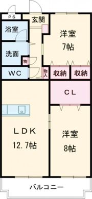 ルミエールの間取り画像