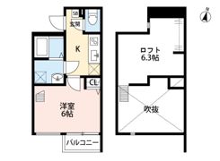Oikos 八潮（オイコス ヤシオ）の間取り画像