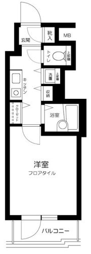 クレアシオン新中野の間取り画像