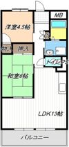 アルカディアの間取り画像