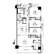 バンベール伏屋 803号室の間取り画像