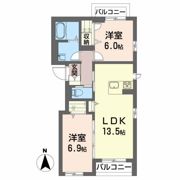 メゾン・プリムヴェールの間取り画像
