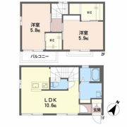 コーポ梅口の間取り画像